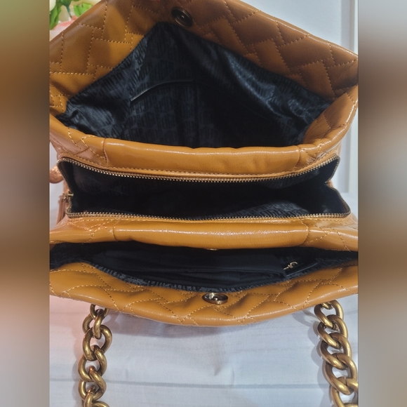 Kensington Quilted Leather Brown Tote Kurt Geiger London bag - Picture 10 of 16